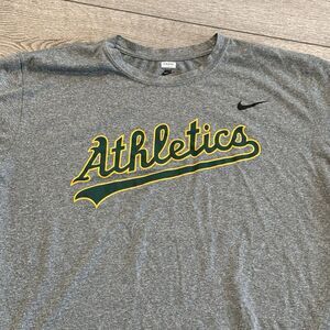 Nike Oakland Athletics Shirt Mens XXL A's Team Player Issue Fasth Dri Fit MLB